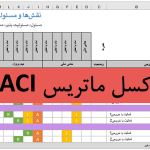 اکسل ماتریس RACI